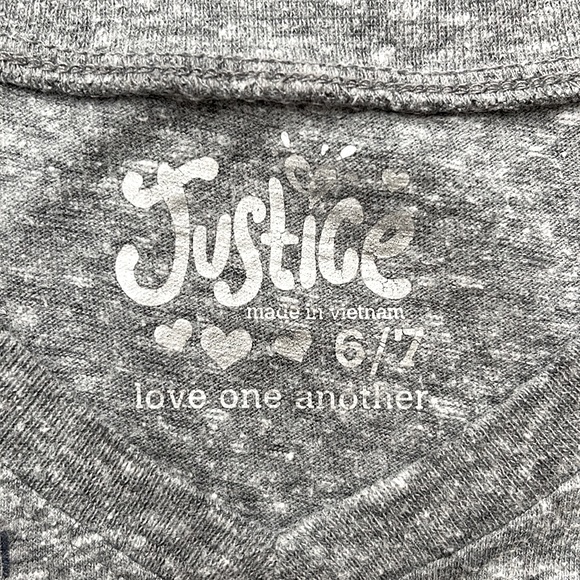 3 for $15 DALLAS COWBOYS ⭐️ JUSTICE size 6/7 t-shirt BUNDLE FOR DISCOUNT - Picture 3 of 4